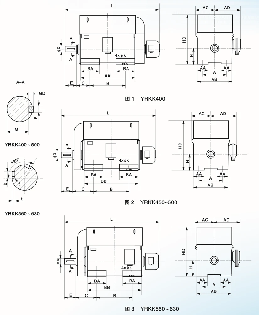 SIMO motor YRKK drawing SIMO motor YRKK drawing