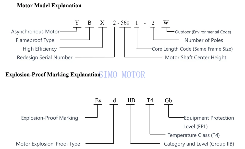 High-Voltage Flameproof Motor